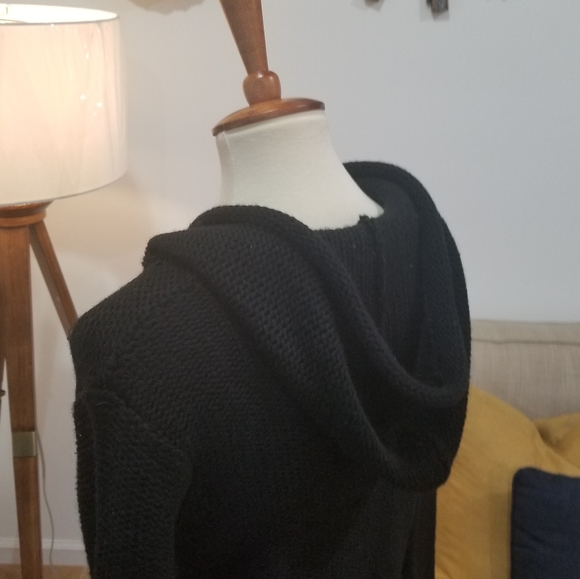 Sweater Hooded Cardigan - Picture 7 of 8